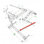 Bras oscillant longitudinal suspension arriere