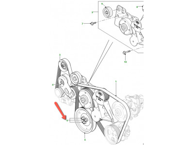 vis a tete hexagonale pour poulie de villebrequin