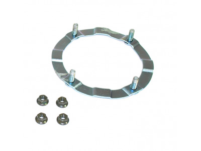 Ring of retained hat front damper defender