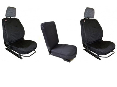 Defender waterproof seat covers to 2007 - black, set of 3.