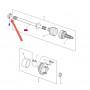 Joint spi de demi arbre de pont avant