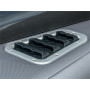 xs bonnet vent set black with silv