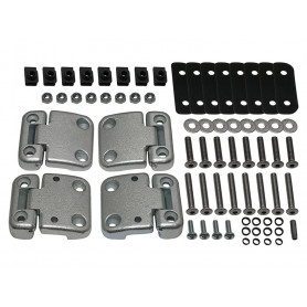 Kit charniere porte avant complet visserie inox