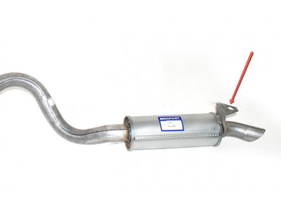 Exit exhaust muffler 90 d and v8