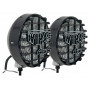8 driving lamps in black