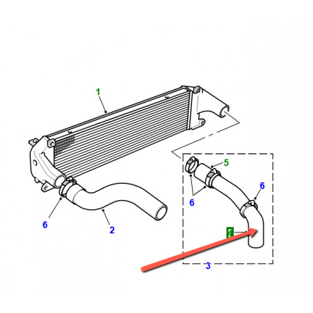 ENSEMBLE DURITE TURBO INTERCOOLER