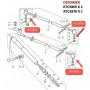 Rotule de direction filetage droite discovery 1