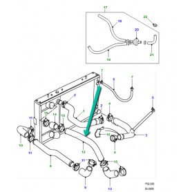 Durite intermediaire intercooler