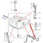 Ensemble capteur-réservoir de carburant defender 110 v8