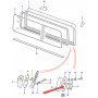 Land rover bonnet rubber seal