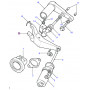 Fourchette d'embrayage defender v8 et td5