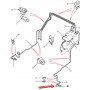 Tuyau de frein cote gauche pour defender