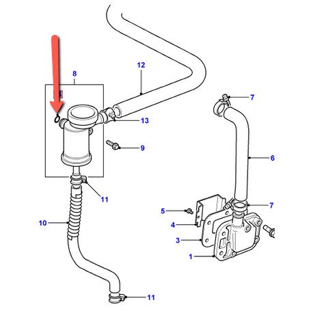 Joint de reniflard d'huile pour moteur Type 4