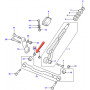 Pulling back nut for front axle