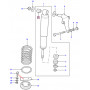 Sillent block upper rear damper defender