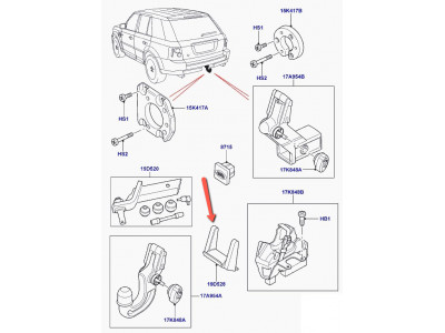 Capuchon protecteur Discovery 3, Range Sport