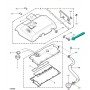 Boulon à bride patin d'isolation sonore à moteur td5