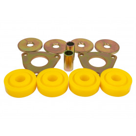 Paire de silentbloc cote chassis polyurethane jaune