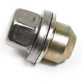 Wheel nut with washer