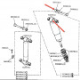 Nut stop bar nil panhard front - classic range up to 1985