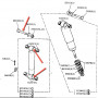 Nut stop bar nil panhard front - classic range up to 1985