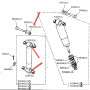 Nut stop bar nil panhard front - classic range up to 1985