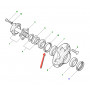 Joint spi exterieur de moyeu de roue