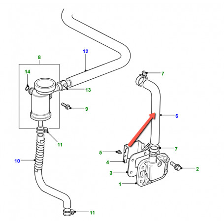 Tuyau De Reniflard De Carter Moteur - Compatible Peugeot 106, 206, 306, Citroën Xsara, Référence OEM 1192Q7