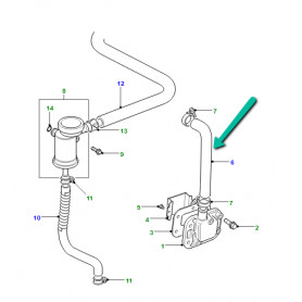 durite reniflard Defender 90, 110, 130