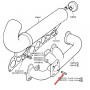 Stud manifold / exhaust