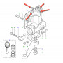 Kit gasket housing management