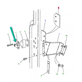 gache verrouillage de porte Defender 90, 110, 130