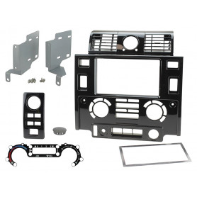 Modification de facade double din stereo avec aeration et horloge en facade