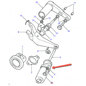 Receiver cylinder clutch defender v8