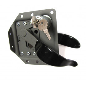 Right front door lock with key and closure