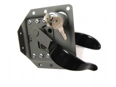 Right front door lock with key and closure