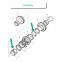 Anneau de synchro  1ere/2eme - 3eme/4eme