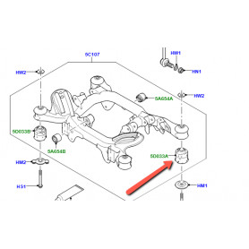 mounting-rubber Range L322