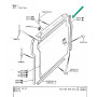 Joint porte vertical avant passager