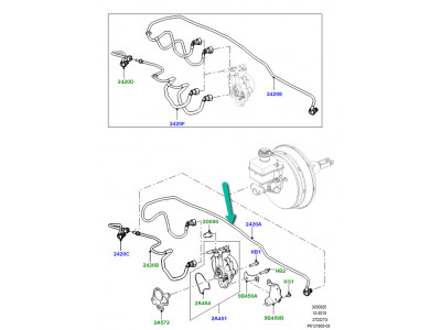 tuyau flexible a depression Discovery 3, Range Sport