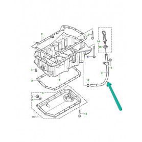 tube jauge d'huile Freelander 1