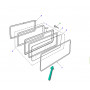 bande de remplissage caoutchouc entourage vitre latérale