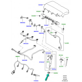 agrafe valve d'injection Evoque