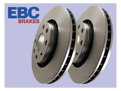 Paire de disques de frein ebc arriere rainures perces range rover l322 td6 3.0 bmw diesel