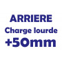 Paire de ressorts arriere renforces + 50 MM charge lourde