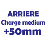 Paire de ressorts arriere renforces + 50 MM charge médium