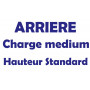 Paire de ressorts arriere renforces hauteur standard