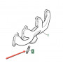 Stud coupling manifold down - v8 carb.