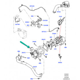 valve exhaust gasrecirculation Discovery Sport,  Freelander 2,  Evoque