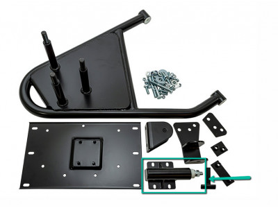 Platine de fixation inférieur pour porte roue DA2232